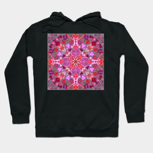 Valentines on Cool Gray Hoodie